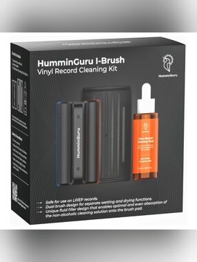 HumminGuru | Vinyl Record Cleaning Kit Anti-Static Alcohol Free Dual Pad